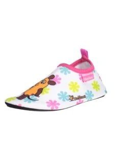 Playshoes Barfuß-Schuh DIE MAUS Blumen In Weiß/Rosa -Babyprodukte playshoes barfuss schuh die maus blumen in weiss rosa 6