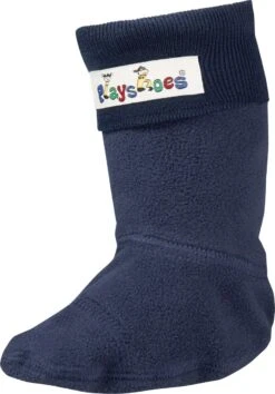 Playshoes Fleece-Stiefel-Socke In Marine