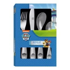 4-tlg. Besteck-Set Edelstahl In Silber -Babyprodukte pos 4 tlg besteck set edelstahl in silber 2