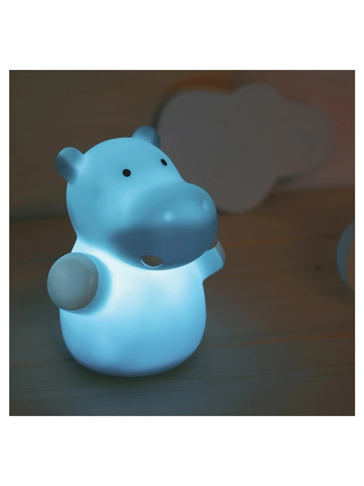 Reer 2er-Set: LED-Nachtlichter "Lumilu Mini Zoo - Hippo" In Petrol - (H)9 Cm 5 Reer 2er-Set: LED-Nachtlichter "Lumilu Mini Zoo - Hippo" In Petrol - (H)9 Cm – Bild 3
