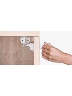 Reer 2er-Set: Magnetschlösser In Weiß -Babyprodukte reer 2er set magnetschlosser in weiss 4