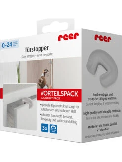 Reer 2er-Set: Türstopper In Transparent - 2x 3 Stück -Babyprodukte reer 2er set turstopper in transparent 2x 3 stuck 5