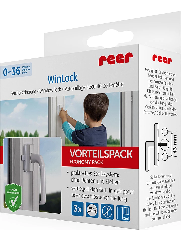 Reer Fenster- Und Türensicherung In Weiß 7 Reer Fenster- Und Türensicherung In Weiß – Bild 5