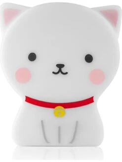 Reer LED-Nachtlicht "Lumilu Cute Friends - Cat" In Weiß - (H)10 Cm