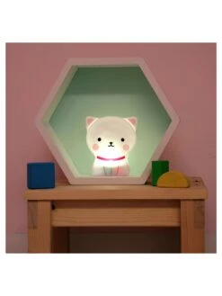 Reer LED-Nachtlicht "Lumilu Cute Friends - Cat" In Weiß - (H)10 Cm -Babyprodukte reer led nachtlicht lumilu cute friends cat in weiss h 10 cm 3