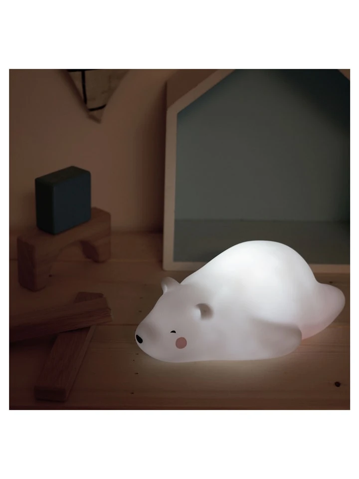 Reer LED-Nachtlicht "Lumilu Lazy Friends - Bear" In Weiß - (H)10 Cm 5 Reer LED-Nachtlicht "Lumilu Lazy Friends - Bear" In Weiß - (H)10 Cm – Bild 3
