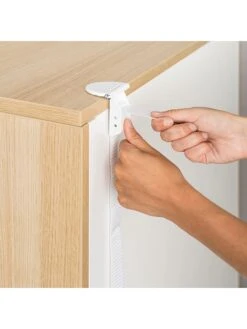 Reer Möbelkipp-Sicherung In Weiß - 2 Stück -Babyprodukte reer mobelkipp sicherung in weiss 2 stuck 2