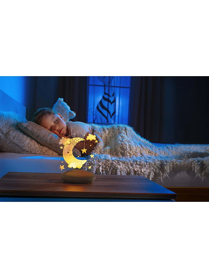 Reer Nachtlicht "Mond" In Grau/ Weiß - (B)14 X (H)16 X (T)9 Cm 13 Reer Nachtlicht "Mond" In Grau/ Weiß - (B)14 X (H)16 X (T)9 Cm – Bild 11