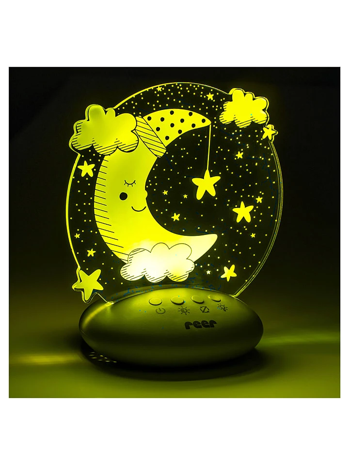 Reer Nachtlicht "Mond" In Grau/ Weiß - (B)14 X (H)16 X (T)9 Cm 6 Reer Nachtlicht "Mond" In Grau/ Weiß - (B)14 X (H)16 X (T)9 Cm – Bild 4