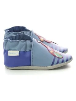 ROBEEZ Leder-Krabbelschuhe "Macao Parrot" In Blau