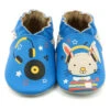 ROBEEZ Leder-Krabbelschuhe "Music Sound" In Blau