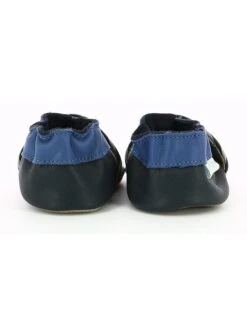 ROBEEZ Leder-Krabbelschuhe "Sea Light" In Dunkelblau/ Grau -Babyprodukte robeez leder krabbelschuhe sea light in dunkelblau grau 3