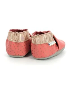 ROBEEZ Leder-Krabbelschuhe "Stars Rainfall" In Koralle -Babyprodukte robeez leder krabbelschuhe stars rainfall in koralle 3