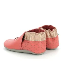 ROBEEZ Leder-Krabbelschuhe "Stars Rainfall" In Koralle -Babyprodukte robeez leder krabbelschuhe stars rainfall in koralle 6