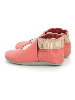 ROBEEZ Leder-Krabbelschuhe "Stars Rainfall" In Koralle -Babyprodukte robeez leder krabbelschuhe stars rainfall in koralle 7