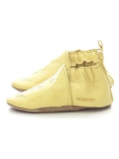 ROBEEZ Leder-Krabbelschuhe "Stick And Cone" In Gelb -Babyprodukte robeez leder krabbelschuhe stick and cone in gelb 2
