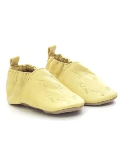 ROBEEZ Leder-Krabbelschuhe "Stick And Cone" In Gelb