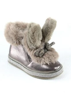 Winterboots In Grau/ Silber -Babyprodukte rock and joy winterboots in grau silber 1