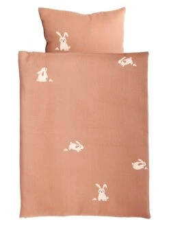 Roommate Puppen-Bettwäsche-Set "Rabbit" In Rosa