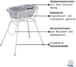Rotho Babydesign Top Badelösung, 4 Teilig, Stone Grey -Babyprodukte rotho babydesign top badelosung 4 teilig stone grey 3