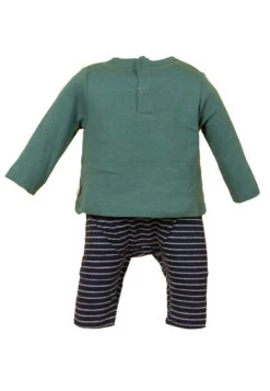 Overall Wild Thing In Light Green -Babyprodukte salt and pepper overall wild thing in light green 1