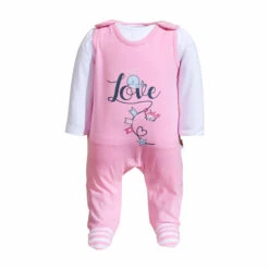 Strampler Set SP13224204 In Candy Pink