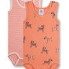 Sanetta 2er-Set: Bodys In Orange