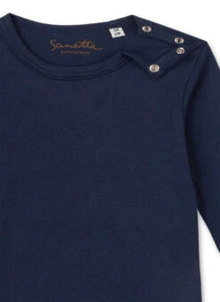 Sanetta Longsleeve In Blau -Babyprodukte sanetta longsleeve in blau 2