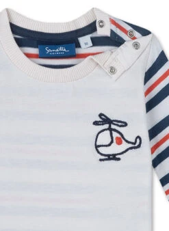 Sanetta Sweatshirt In Beige -Babyprodukte sanetta sweatshirt in beige 2