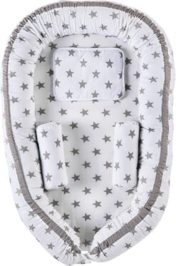 Babynest Big Stars, Grau -Babyprodukte schardt babynest big stars grau 2