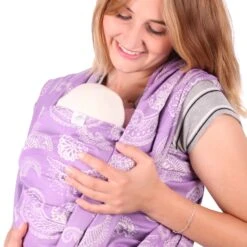 Tragetuch Caribbean Violet 70cm 13 Tragetuch Caribbean Violet 70cm -Babyprodukte schmusewolke tragetuch caribbean violet 70cm 3