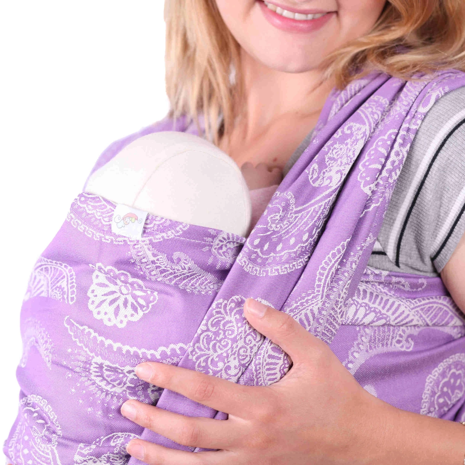 Tragetuch Caribbean Violet 70cm 8 Tragetuch Caribbean Violet 70cm – Bild 6