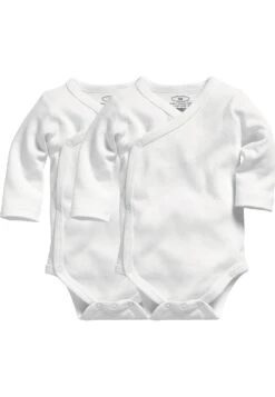 Wickel-Body 1/1-Arm 2er Pack In Weiß -Babyprodukte schnizler wickel body 1 1 arm 2er pack in weiss 2