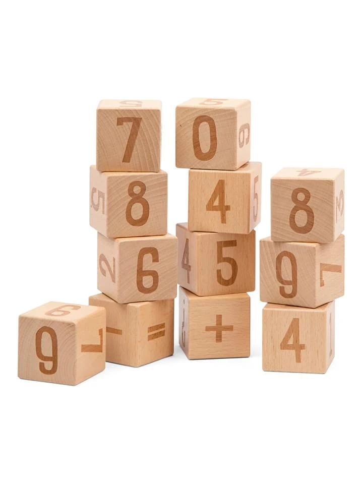 Sebra 12tlg. Bausteine-Set "Zahlen" - Ab Geburt 3 Sebra 12tlg. Bausteine-Set "Zahlen" - Ab Geburt