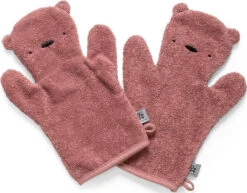 Sebra Frottee-Badhandschuh-Set, Milo, Blossom Pink