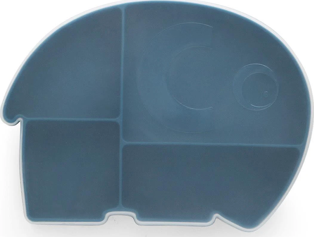 Sebra Kinderteller Fanto Nordic Blue, Mit Deckel, Silikon 3 Sebra Kinderteller Fanto Nordic Blue, Mit Deckel, Silikon