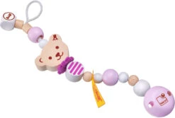 Schnullerkette Rosa, 21 Cm, Steiff