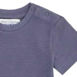 Sense Organics Bio Baby Kurzarm Body "Akela" In Blau -Babyprodukte sense organics bio baby kurzarm body akela in blau 2