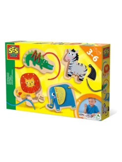 SES Motorikspiel "Tiere Auffädeln" - Ab 3 Jahren