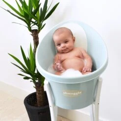 Shnuggle® Shnuggle Babybadewanne Hellblau / Hellgrau -Babyprodukte shnuggle shnuggle babybadewanne hellblau hellgrau 4