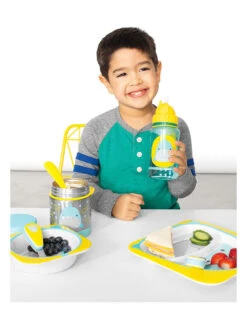 Skip Hop 2tlg. Besteck "Hai" In Gelb/ Silber -Babyprodukte skip hop 2tlg besteck hai in gelb silber 2