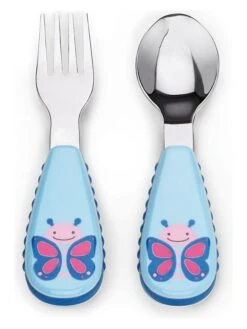 Skip Hop 2tlg. Besteck "Schmetterling" In Hellblau