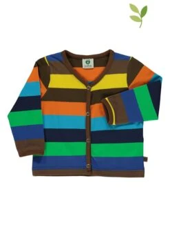 Cardigan "Stripes" In Bunt