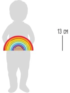 Small Foot Holzbausteine "Regenbogen" - Ab 12 Monaten -Babyprodukte small foot holzbausteine regenbogen ab 12 monaten 8