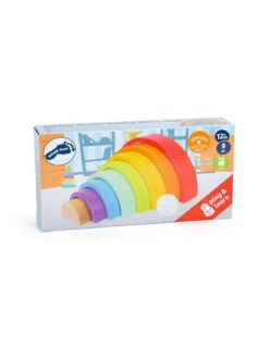 Small Foot Holzbausteine "Regenbogen" - Ab 12 Monaten -Babyprodukte small foot holzbausteine regenbogen ab 12 monaten 9