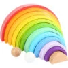 Small Foot Holzbausteine "Regenbogen XL" - Ab 12 Monaten -Babyprodukte small foot holzbausteine regenbogen xl ab 12 monaten