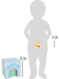 Small Foot Stapelwürfel "Pastell" - Ab 12 Monaten -Babyprodukte small foot stapelwurfel pastell ab 12 monaten 9