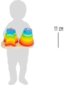 Small Foot Steckspiel "Regenbogen" - Ab 12 Monaten -Babyprodukte small foot steckspiel regenbogen ab 12 monaten 4