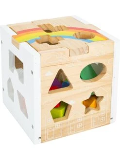 Small Foot Steckwürfel "Regenbogen" - Ab 12 Monaten