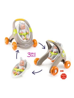 SMOBY 3in1-Lauflern-Puppenwagen "Minikiss Animals" - Ab 12 Monaten 11 SMOBY 3in1-Lauflern-Puppenwagen "Minikiss Animals" - Ab 12 Monaten -Babyprodukte smoby 3in1 lauflern puppenwagen minikiss animals ab 12 monaten 3
